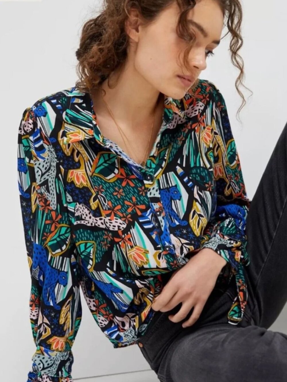 Anthropologie Masha Volnova button down shirt